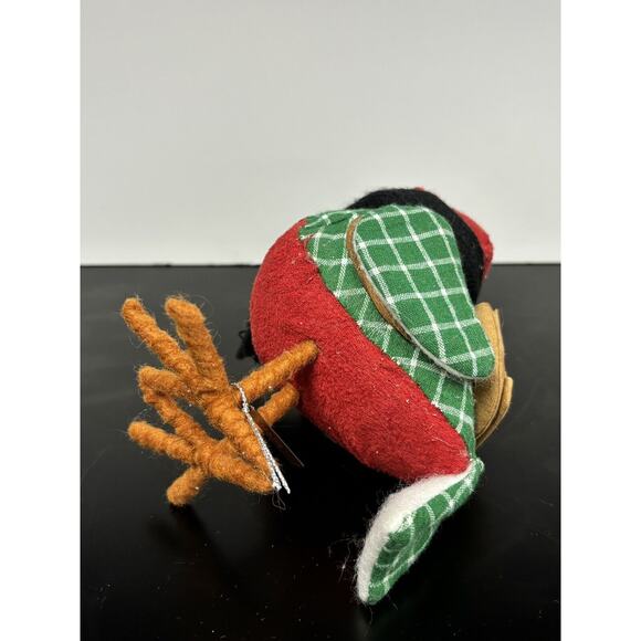 Target Wondershop 2018 Featherly Friends MAUS Christmas Fabric Bird W/ Backpack - Picture 5 of 7
